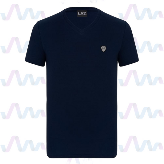 Emporio Armani T-Shirt Herren Navy V-Ausschnitt