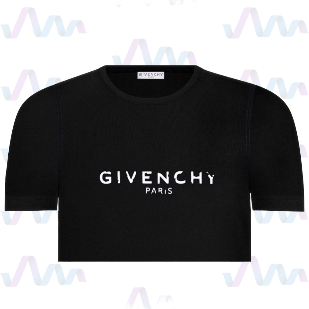 Givenchy T-Shirt Herren Schwarz Rundhalsausschnitt