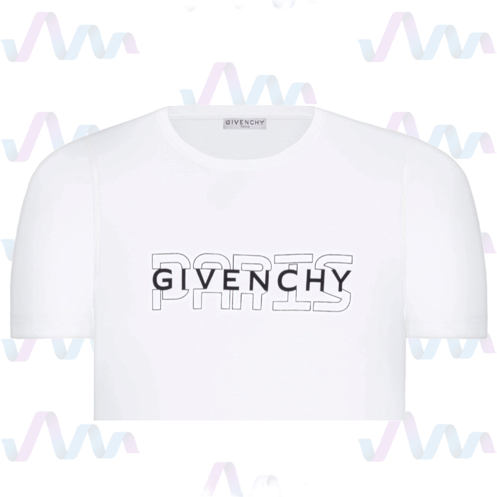 Givenchy T-Shirt Herren Weiss Rundhalsausschnitt