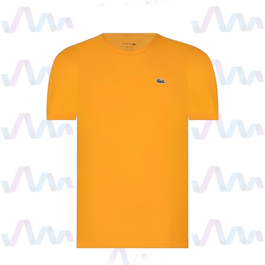 Lacoste T-Shirt Herren Orange Rundhals