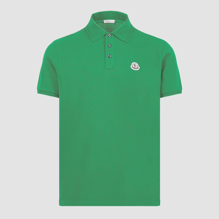 Moncler Herren Poloshirt Grün