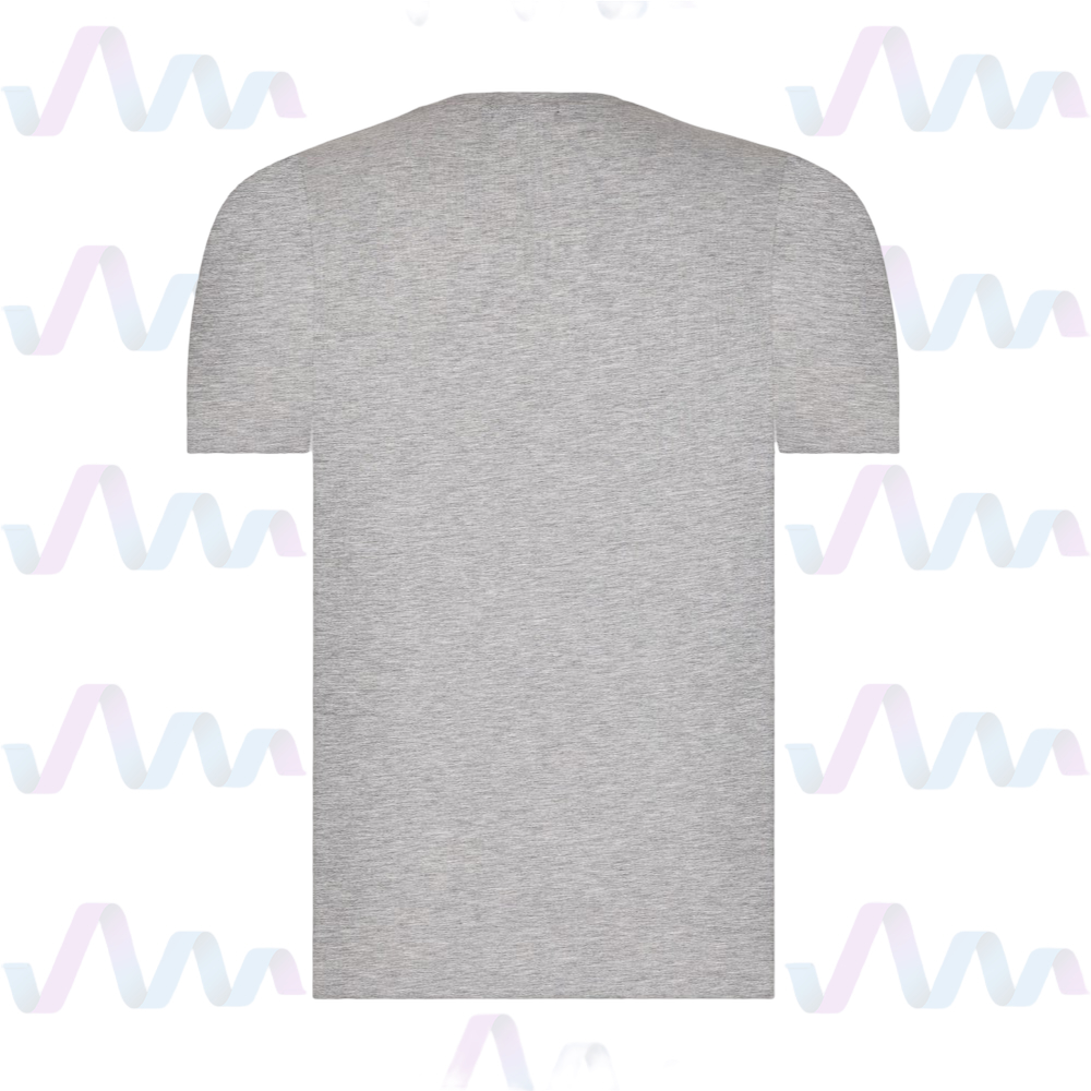 Ralph Lauren T-Shirt Herren Grau Navy Rundhalsausschnitt